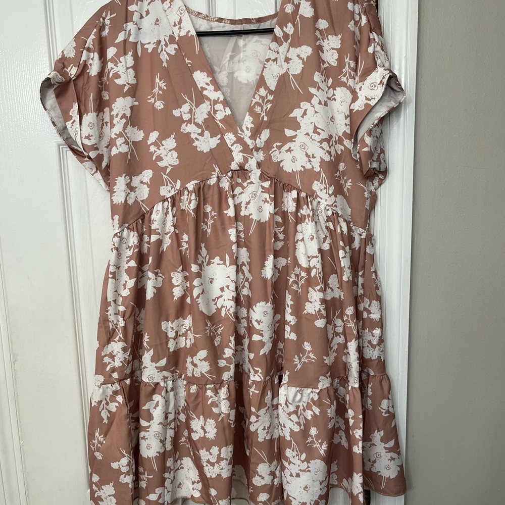 Floral V-Neck Dress